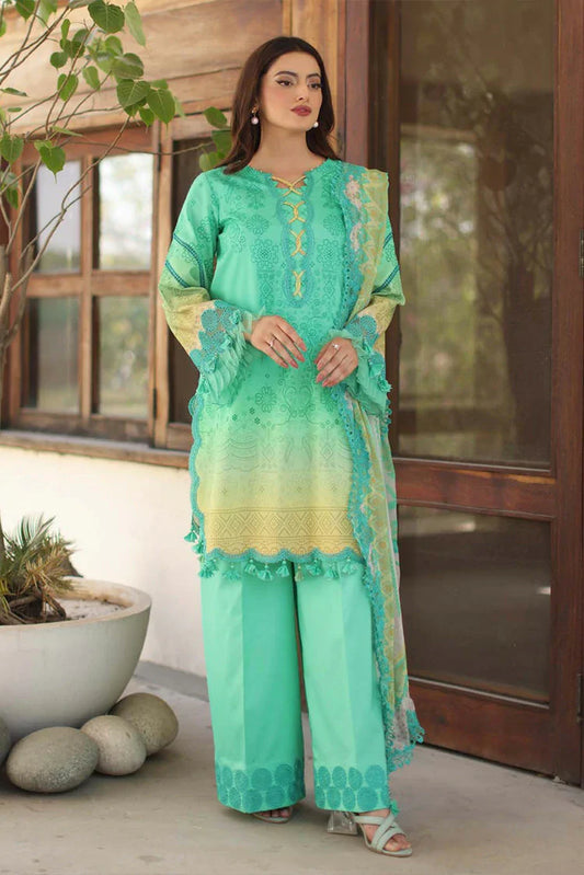 Charizma - Infinity Embroidered Printed Lawn Collection Vol 1 - IN6-08 - Unstitched