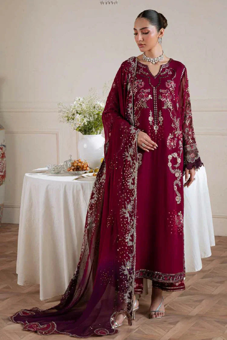 Nureh - Amaya Luxury Embroidered Chiffon Collection Vol 2 - AM-40 - Unstitched