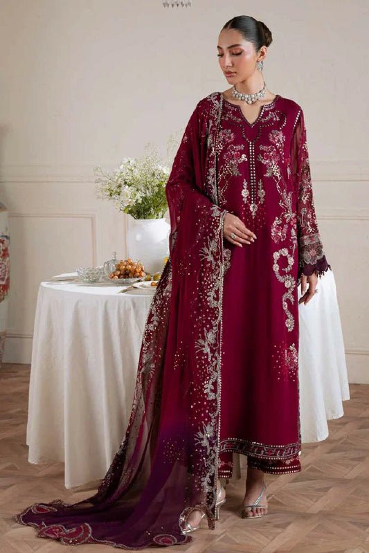 Nureh - Amaya Luxury Embroidered Chiffon Collection Vol 2 - AM-40 - Unstitched