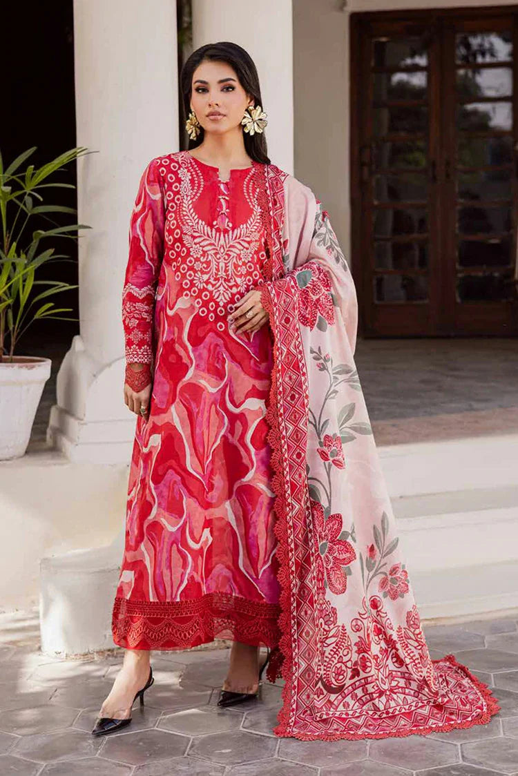 Nureh - Rania Printed Lawn Collection - NR-06 - Unstitched