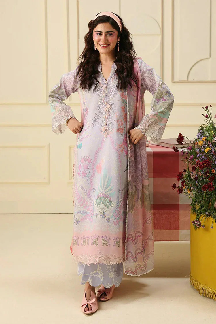 Mushq - Soleil Hemline Prints - 10-Flora Amour - Unstitched