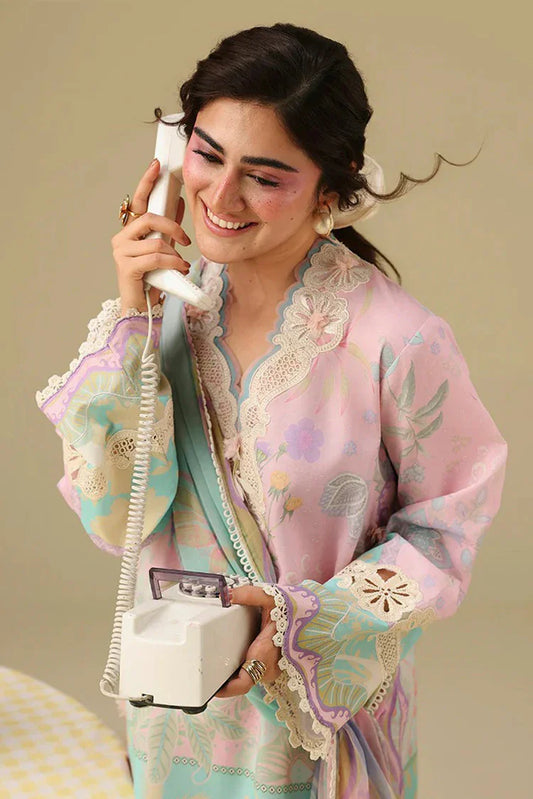 Mushq - Soleil Hemline Prints - 12-Honey Petal - Unstitched
