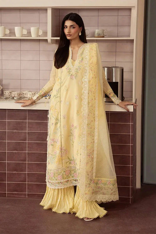 Ayzel - Brewed Luxury Lawn - 1267-Crema - Unstitched