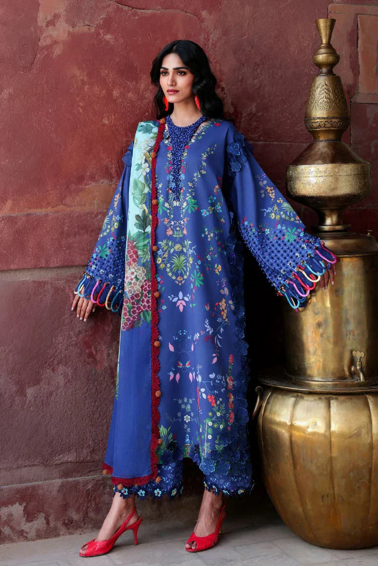 Picture of Republic Womenswear - Neoma Summer Prints Vol 2 - SP-07 Neelam - Unstitched - Available at Raja Sahib