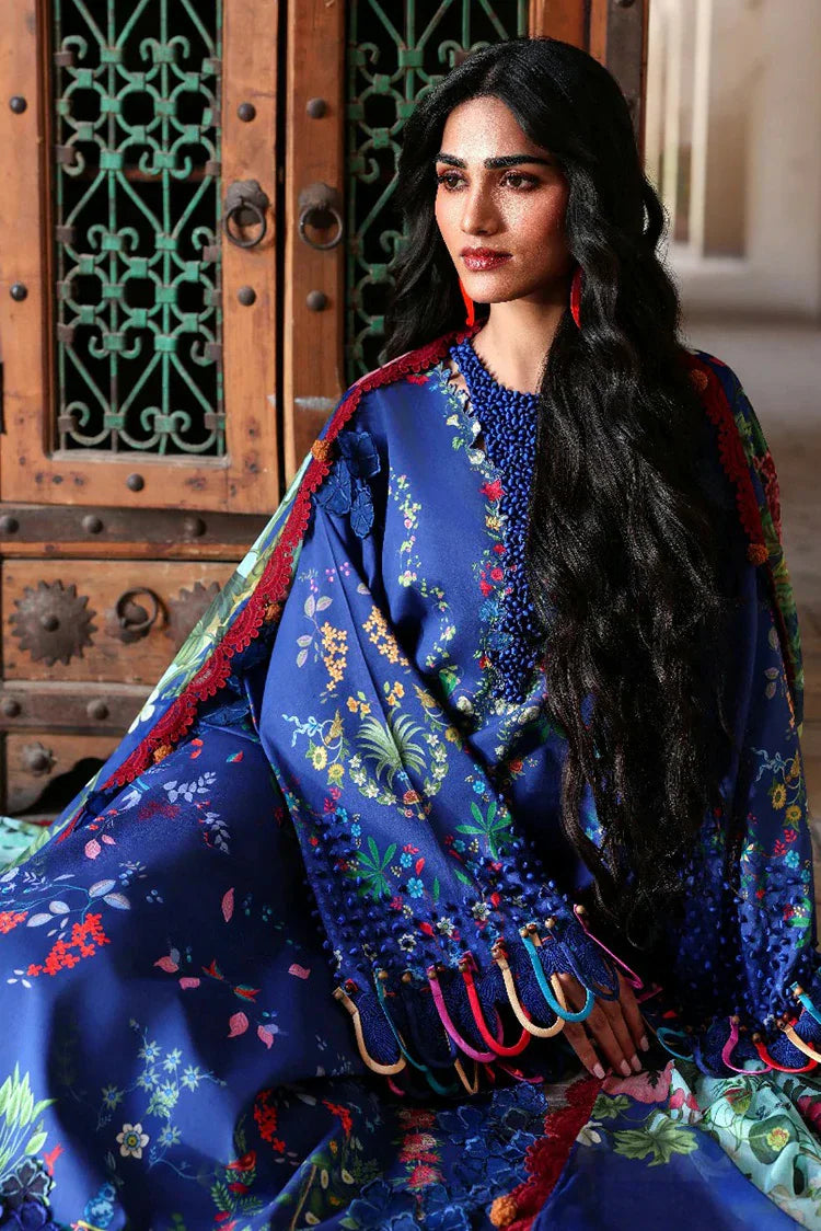 Picture of Republic Womenswear - Neoma Summer Prints Vol 2 - SP-07 Neelam - Unstitched - Available at Raja Sahib