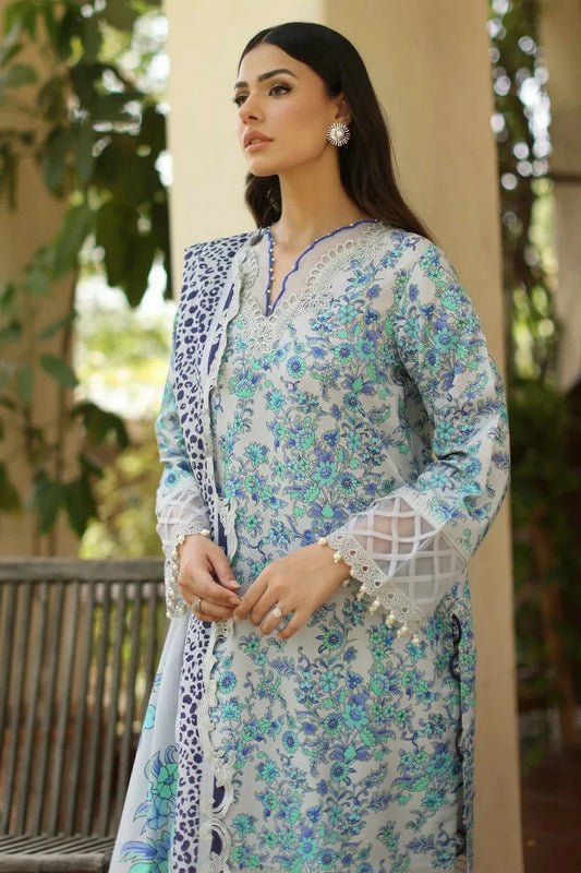 Charizma - Range Embroidered Printed Lawn Collection Vol 1 - RN6-03 - Unstitched