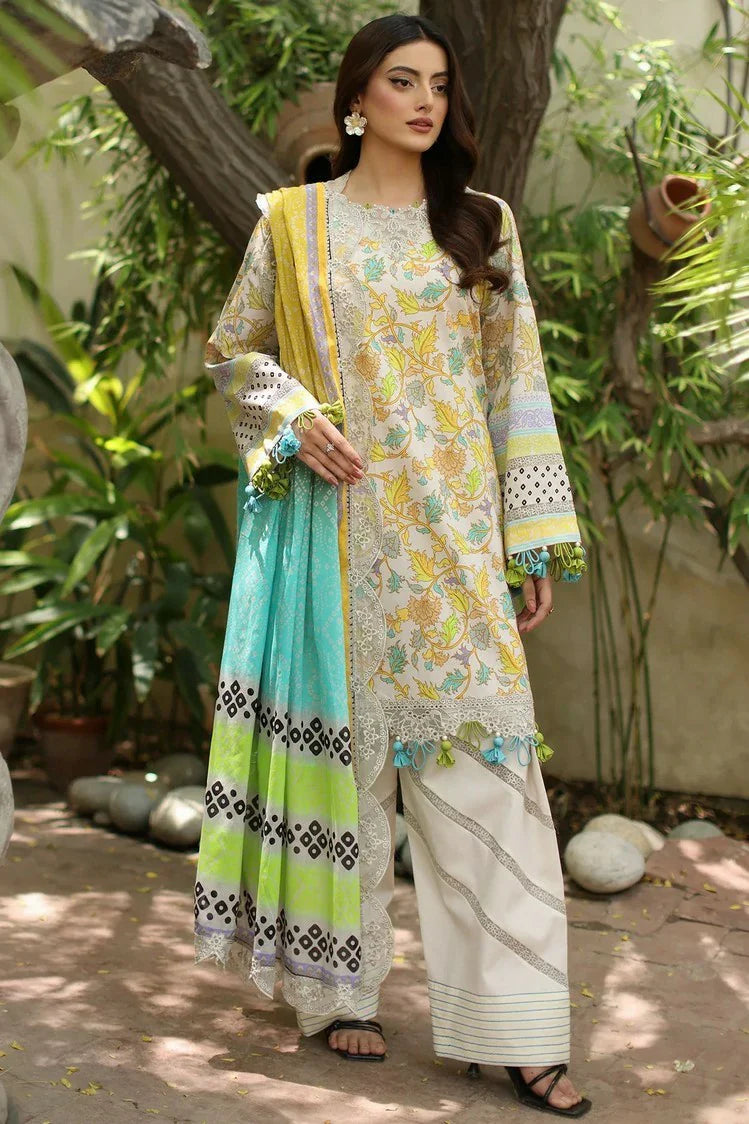 Charizma - Range Embroidered Printed Lawn Collection Vol 1 - RN6-05 - Unstitched
