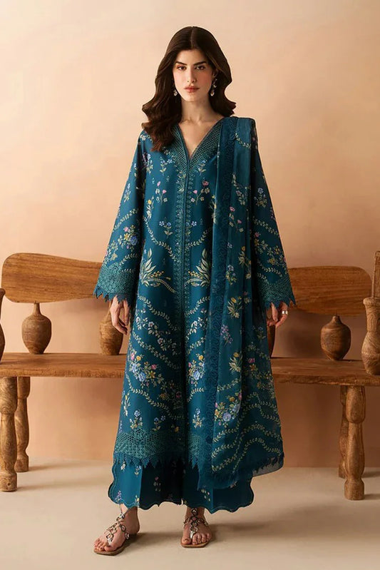Afrozeh - Haze Summer Edit - 105-Luem Teal - Unstitched