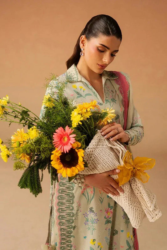 Afrozeh - Haze Summer Edit - 111-Sunlaced Green - Unstitched