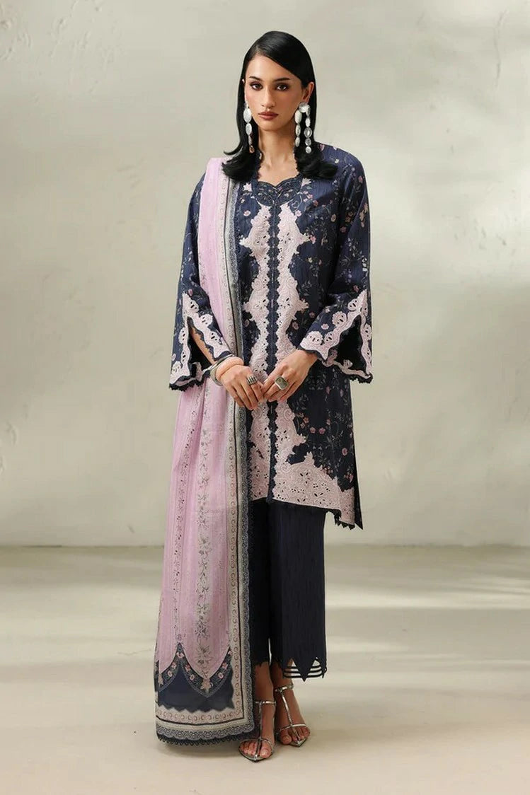 Qalamkar - Qprints Summer Prints Collection Drop 2 - QQP-03 (A) ZEENA - Unstitched