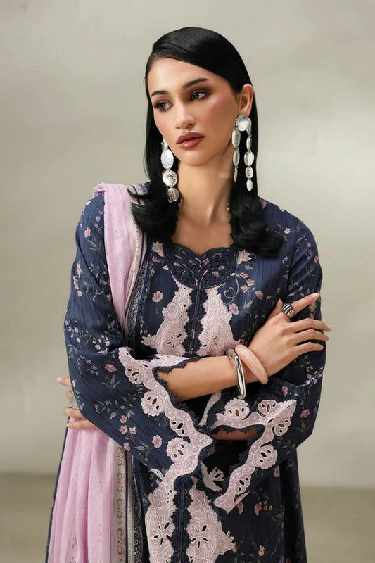 Qalamkar - Qprints Summer Prints Collection Drop 2 - QQP-03 (A) ZEENA - Unstitched