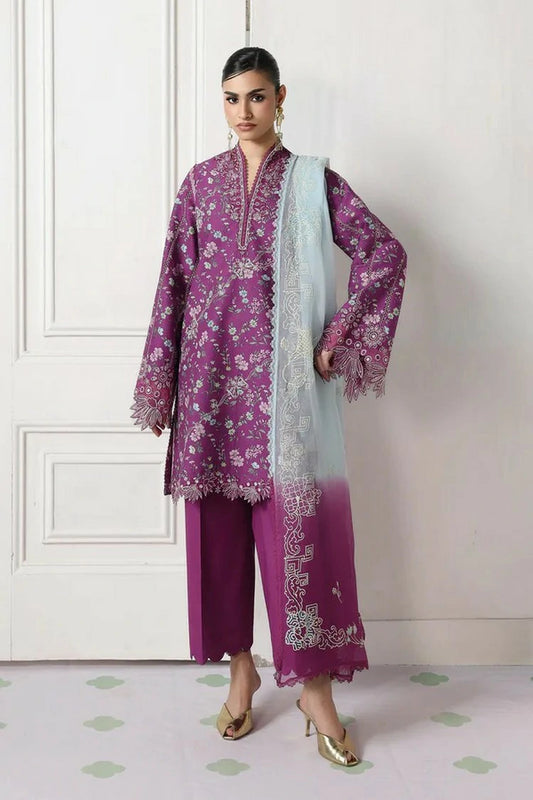 Qalamkar - Qprints Summer Prints Collection Drop 2 - QQP-09 (A) BRISE - Unstitched