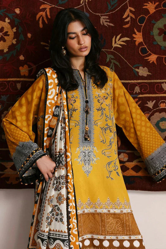 Zaha - Amaya Printed Lawn Collection - ZIVA (APL26-02) - Unstitched