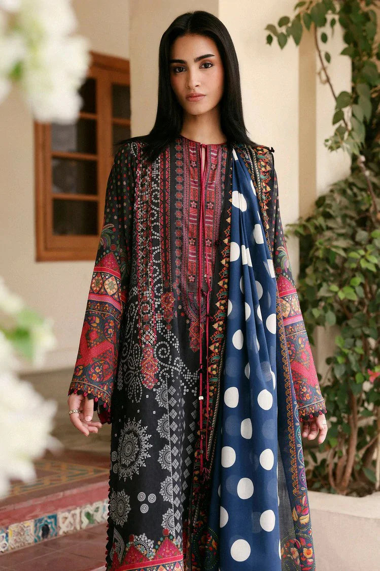 Picture of Zaha - Amaya Printed Lawn Collection - NOIRA (APL26-03) - Unstitched - Available at Raja Sahib