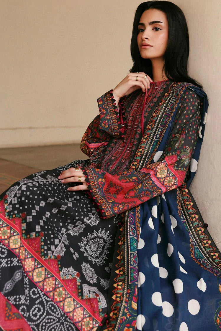 Picture of Zaha - Amaya Printed Lawn Collection - NOIRA (APL26-03) - Unstitched - Available at Raja Sahib