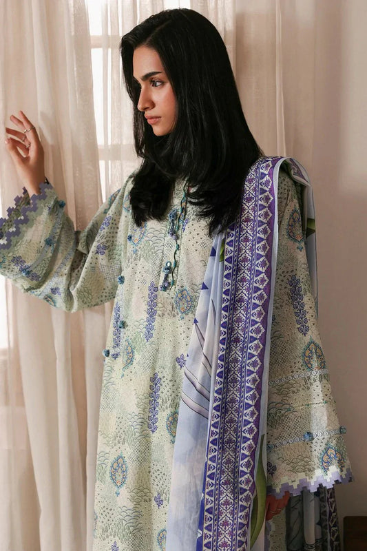 Zaha - Amaya Printed Lawn Collection - LILIA (APL26-06) - Unstitched