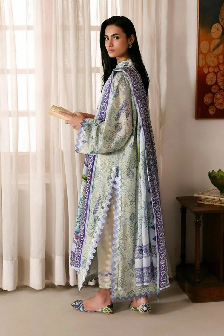 Picture of Zaha - Amaya Printed Lawn Collection - LILIA (APL26-06) - Unstitched - Available at Raja Sahib