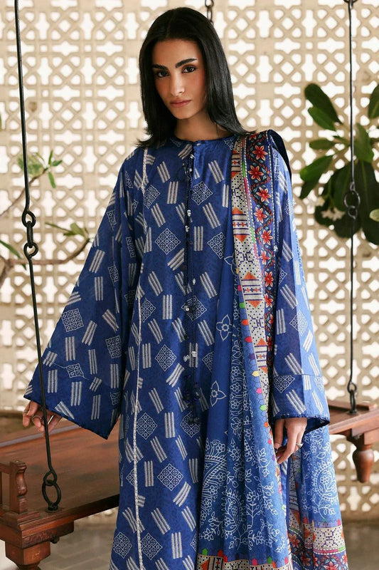 Zaha - Amaya Printed Lawn Collection - ZARIA (APL26-09) - Unstitched