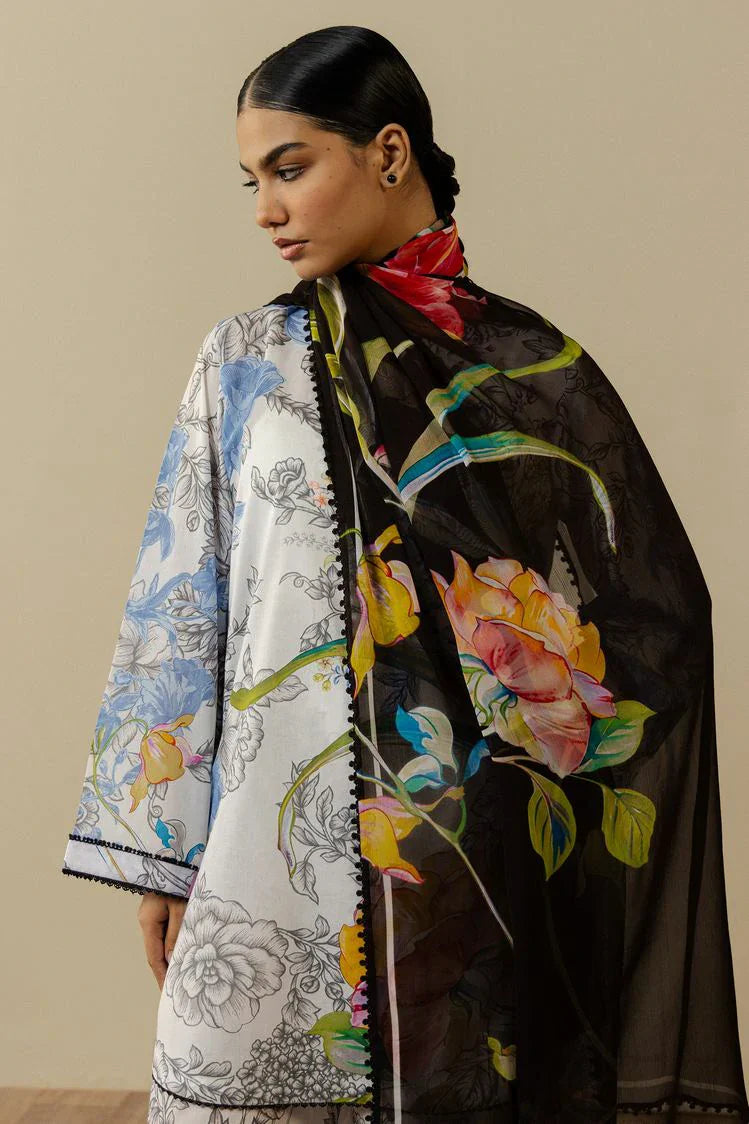 Picture of Zara Shahjahan - Coco Prints Drop 3 - FIORA-2A - Unstitched - Available at Raja Sahib