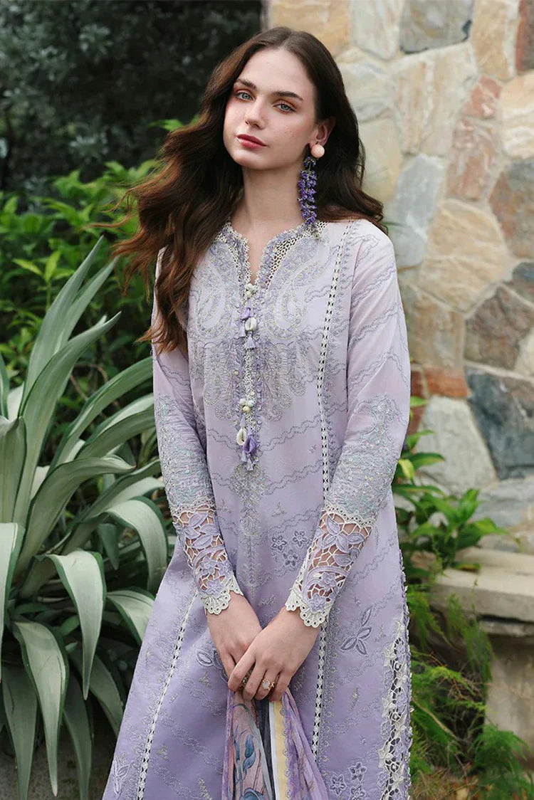 Picture of Mushq - Hemline The Secret Garden Vol 3 - 01-Velvet Ivy - Unstitched - Available at Raja Sahib