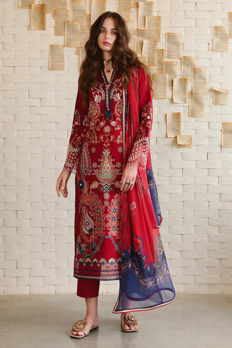 Picture of Mushq - Hemline The Secret Garden Vol 3 - 02-Luma Bloom - Unstitched - Available at Raja Sahib