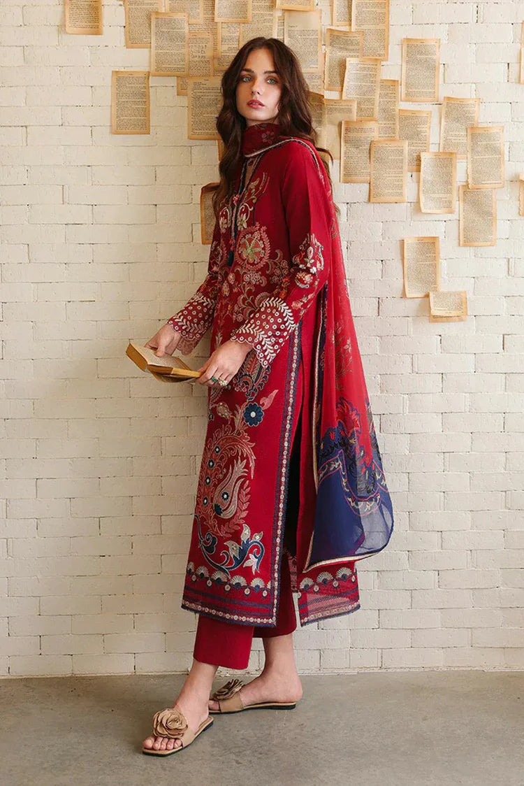 Picture of Mushq - Hemline The Secret Garden Vol 3 - 02-Luma Bloom - Unstitched - Available at Raja Sahib