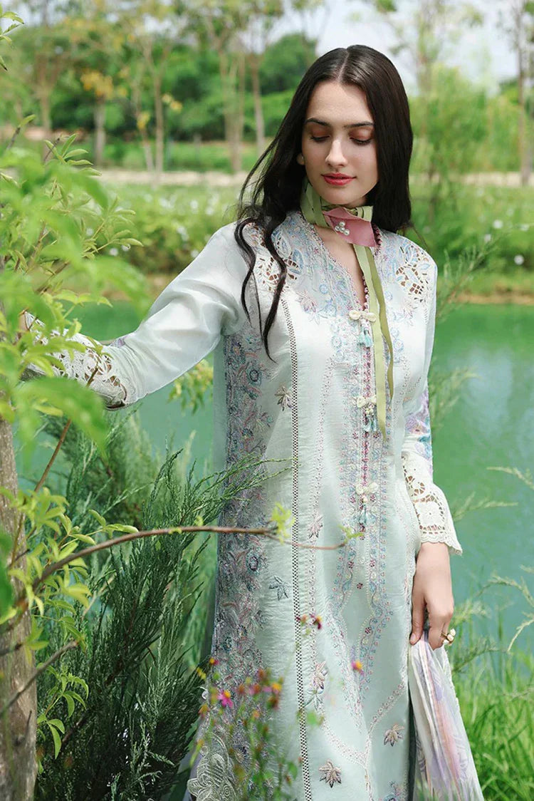 Picture of Mushq - Hemline The Secret Garden Vol 3 - 03-Garden Royale - Unstitched - Available at Raja Sahib