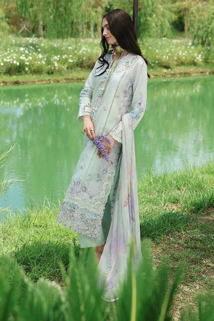 Picture of Mushq - Hemline The Secret Garden Vol 3 - 03-Garden Royale - Unstitched - Available at Raja Sahib