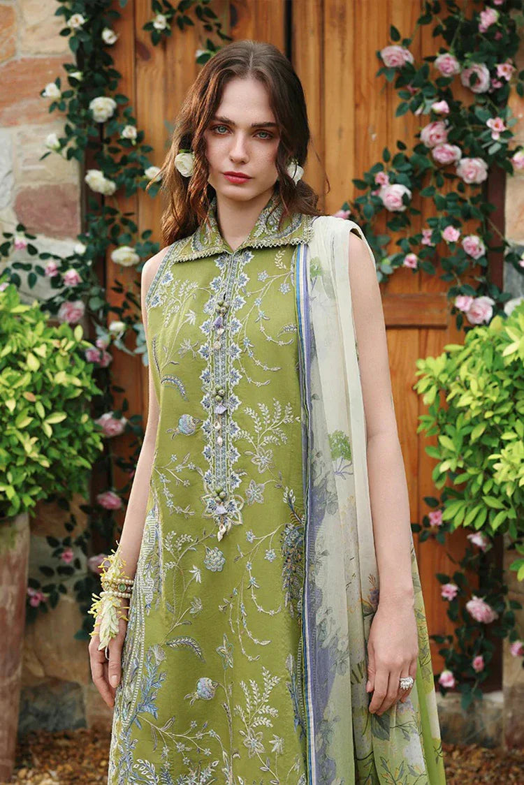 Picture of Mushq - Hemline The Secret Garden Vol 3 - 04-Whispering Ivy - Unstitched - Available at Raja Sahib