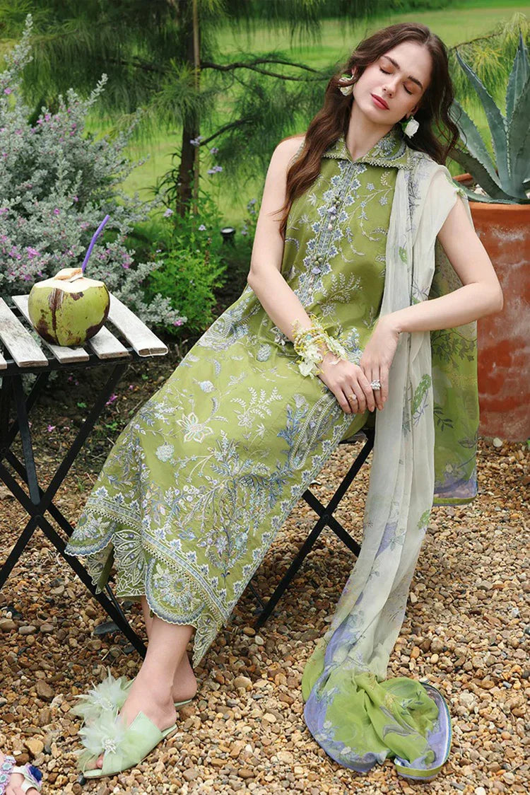 Picture of Mushq - Hemline The Secret Garden Vol 3 - 04-Whispering Ivy - Unstitched - Available at Raja Sahib