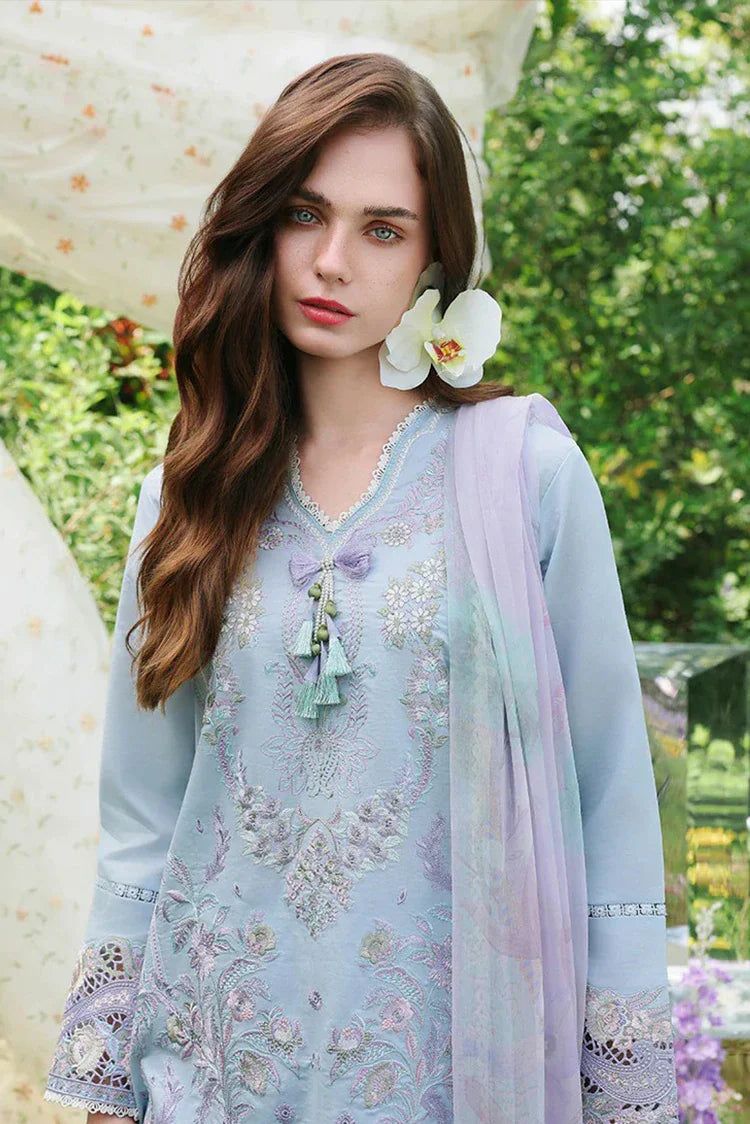 Picture of Mushq - Hemline The Secret Garden Vol 3 - 05-Ethereal Eden - Unstitched - Available at Raja Sahib