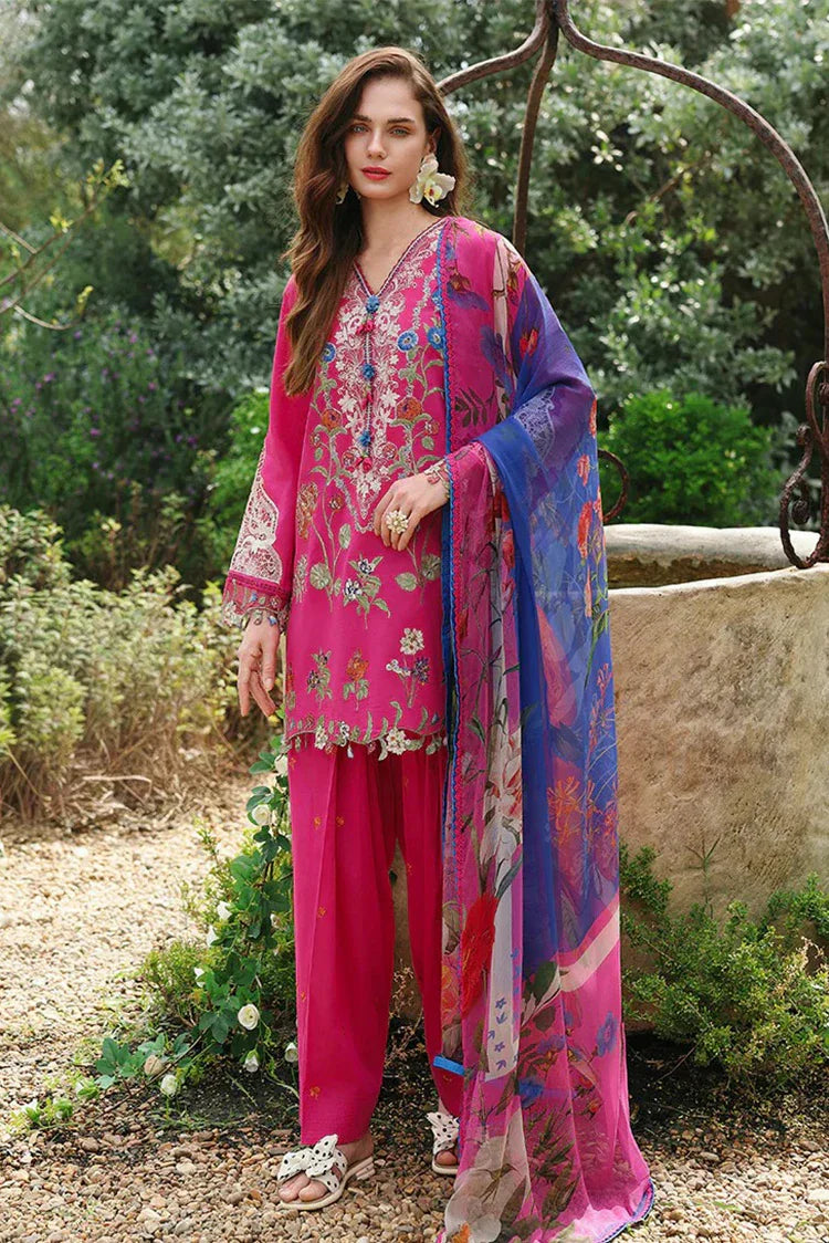 Picture of Mushq - Hemline The Secret Garden Vol 3 - 07-Bloomveil - Unstitched - Available at Raja Sahib