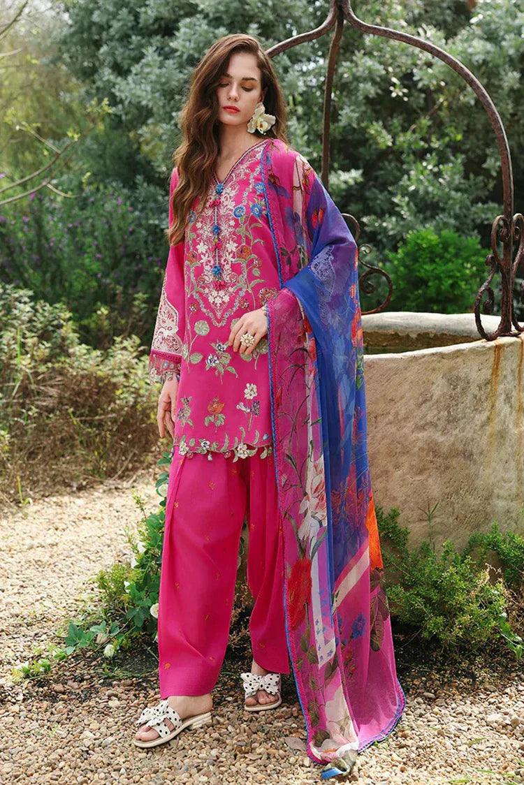 Picture of Mushq - Hemline The Secret Garden Vol 3 - 07-Bloomveil - Unstitched - Available at Raja Sahib