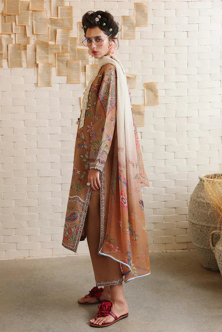 Picture of Mushq - Hemline The Secret Garden Vol 3 - 08-Wild Bloom - Unstitched - Available at Raja Sahib