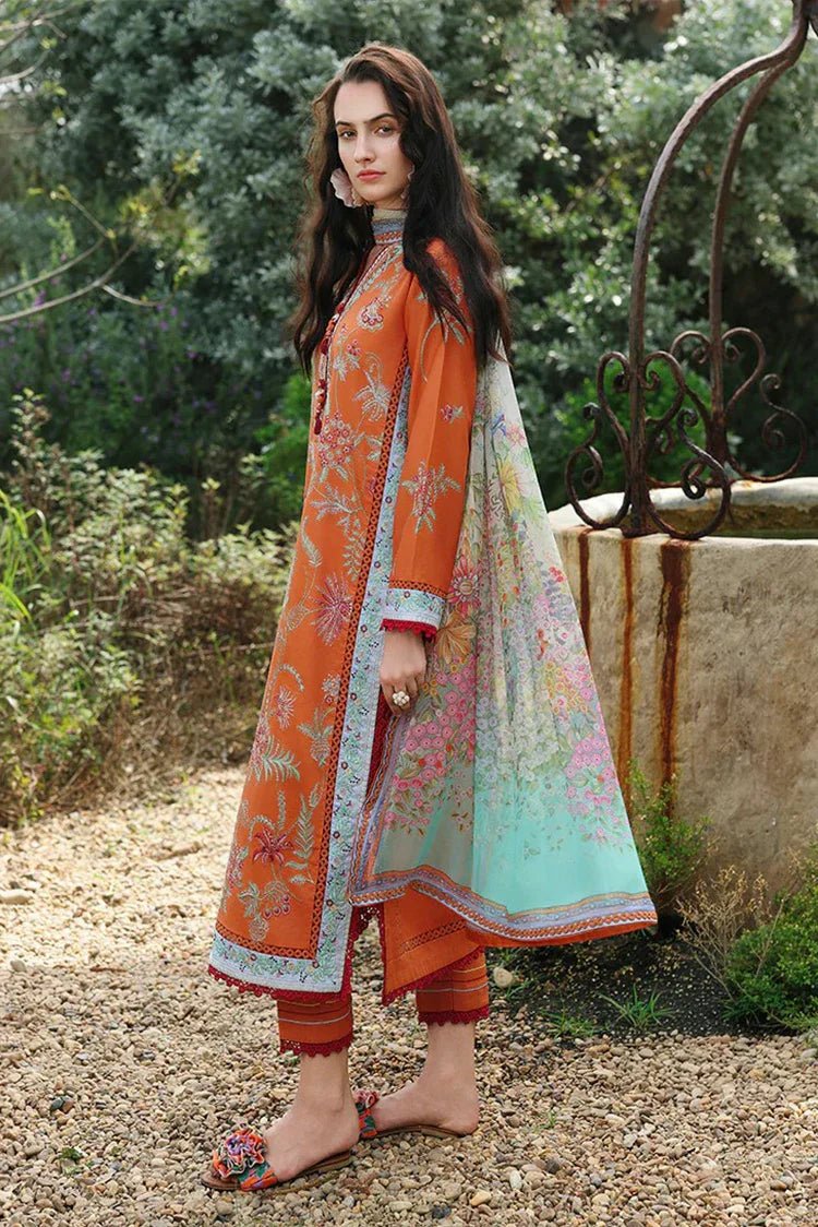 Picture of Mushq - Hemline The Secret Garden Vol 3 - 09-Rosearie Dream - Unstitched - Available at Raja Sahib
