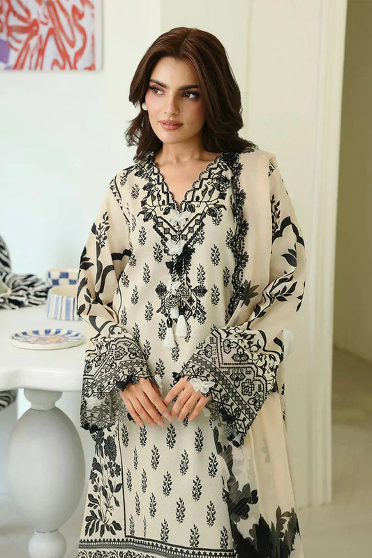 Roheenaz - Petals In Prints - 03-Willow Fleur - Unstitched