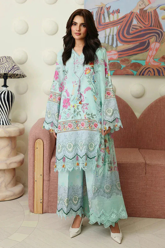 Roheenaz - Petals In Prints - 06-Delft Bloom - Unstitched