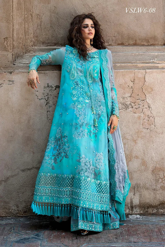 Picture of Charizma - Vasal Luxury Chiffon Collection Vol 1 - VSLW6-08 - Unstitched - Available at Raja Sahib