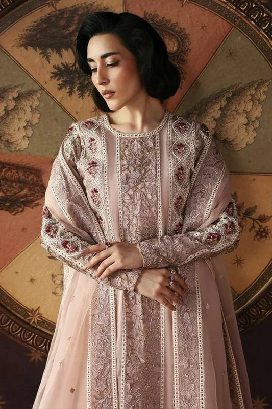 Afrozeh - La Fushia Festive - FWU-0072-Hermit - Unstitched
