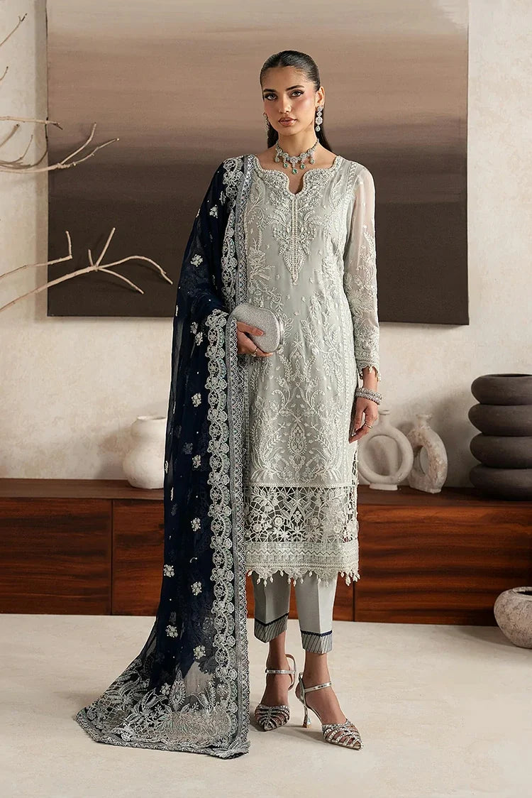 Gulaal - Inaaya Embroidered Chiffon Vol 2 - D-52-Gianna - Unstitched