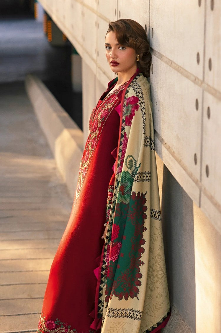 Picture of Charizma - Poshima Embroidered Peach Leather Collection Vol 4 - PSW5-24 - Unstitched - Available at Raja Sahib