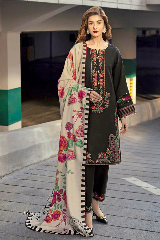 Picture of Charizma - Poshima Embroidered Peach Leather Collection Vol 4 - PSW5-25 - Unstitched - Available at Raja Sahib