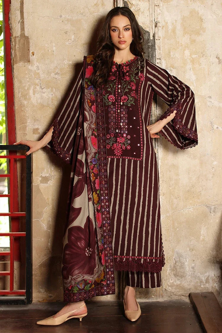 Charizma - Combination Embroidered Linen Collection Vol 1 - CCW7-02 - Unstitched