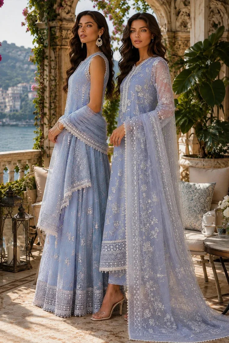 Picture of Noor by Saadia Asad - Nooriyah Luxury Embroidered Chiffon - Design 03 - Unstitched - Available at Raja Sahib