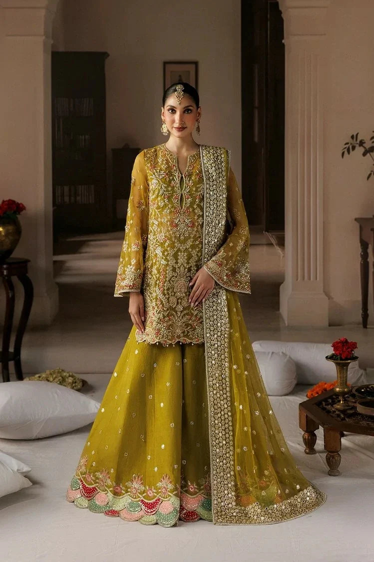 Picture of Afrozeh - Shehnai Wedding Formals - 152-Zarminay - Unstitched - Available at Raja Sahib
