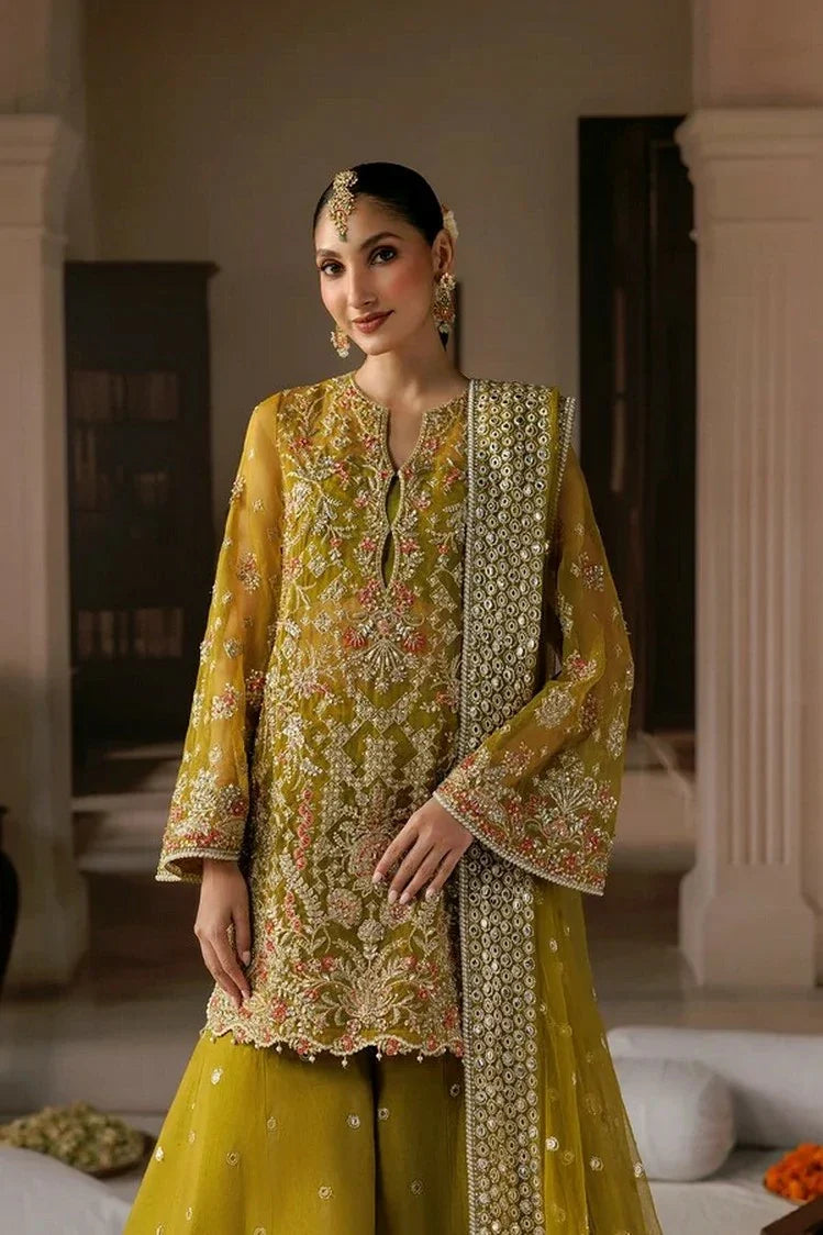 Picture of Afrozeh - Shehnai Wedding Formals - 152-Zarminay - Unstitched - Available at Raja Sahib