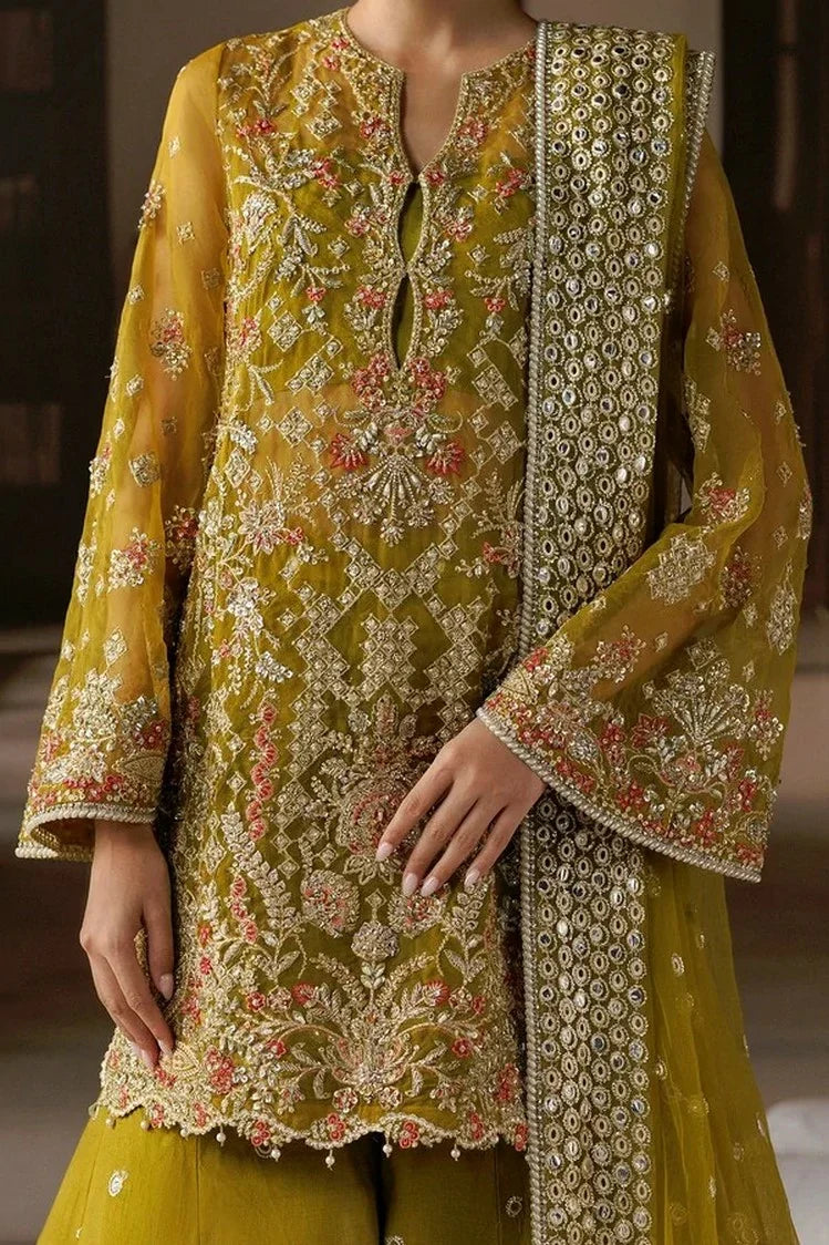 Picture of Afrozeh - Shehnai Wedding Formals - 152-Zarminay - Unstitched - Available at Raja Sahib