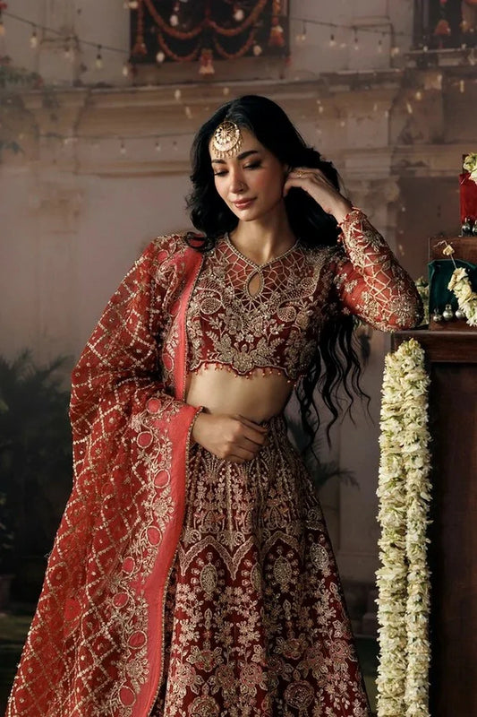 Afrozeh - Shehnai Wedding Formals - 157-Rukhsan - Unstitched