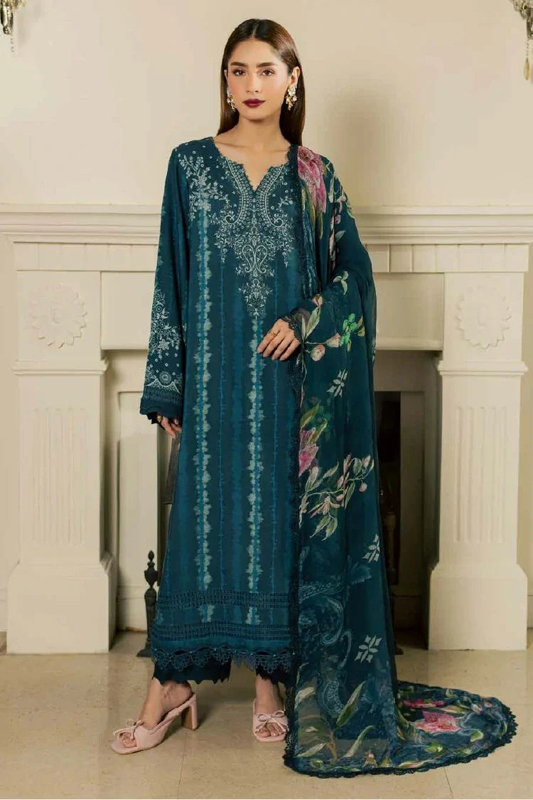 Nureh - Signature Print Printed Viscose Slub Collection Vol 3 - SP-210 - Unstitched