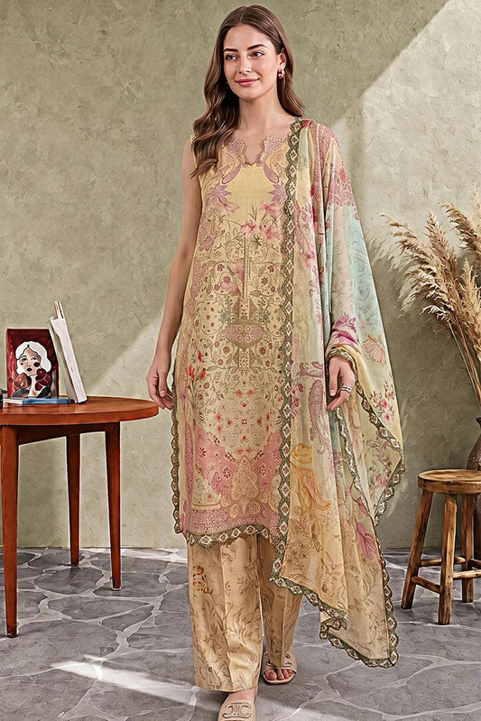 Asifa & Nabeel - Cambric Printed - Ayra (CU26-01) - Unstitched